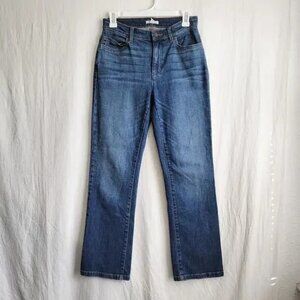 Eileen Fisher High Rise Boot Cut Jean No Distressing Women's Size 2